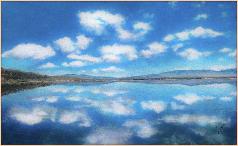 FrenchLindaBlueMirror17x28jpegpastel2